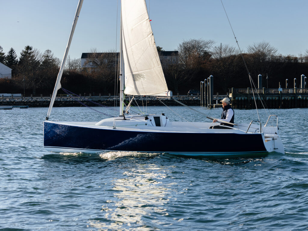 J/7 on the water